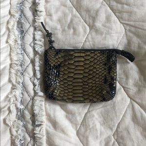 Jewelry bag- “faux” snake skin